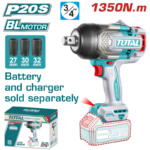 LLAVE IMPACTO TOTAL 20V 1350NM 3 / 4 S / BATERIA