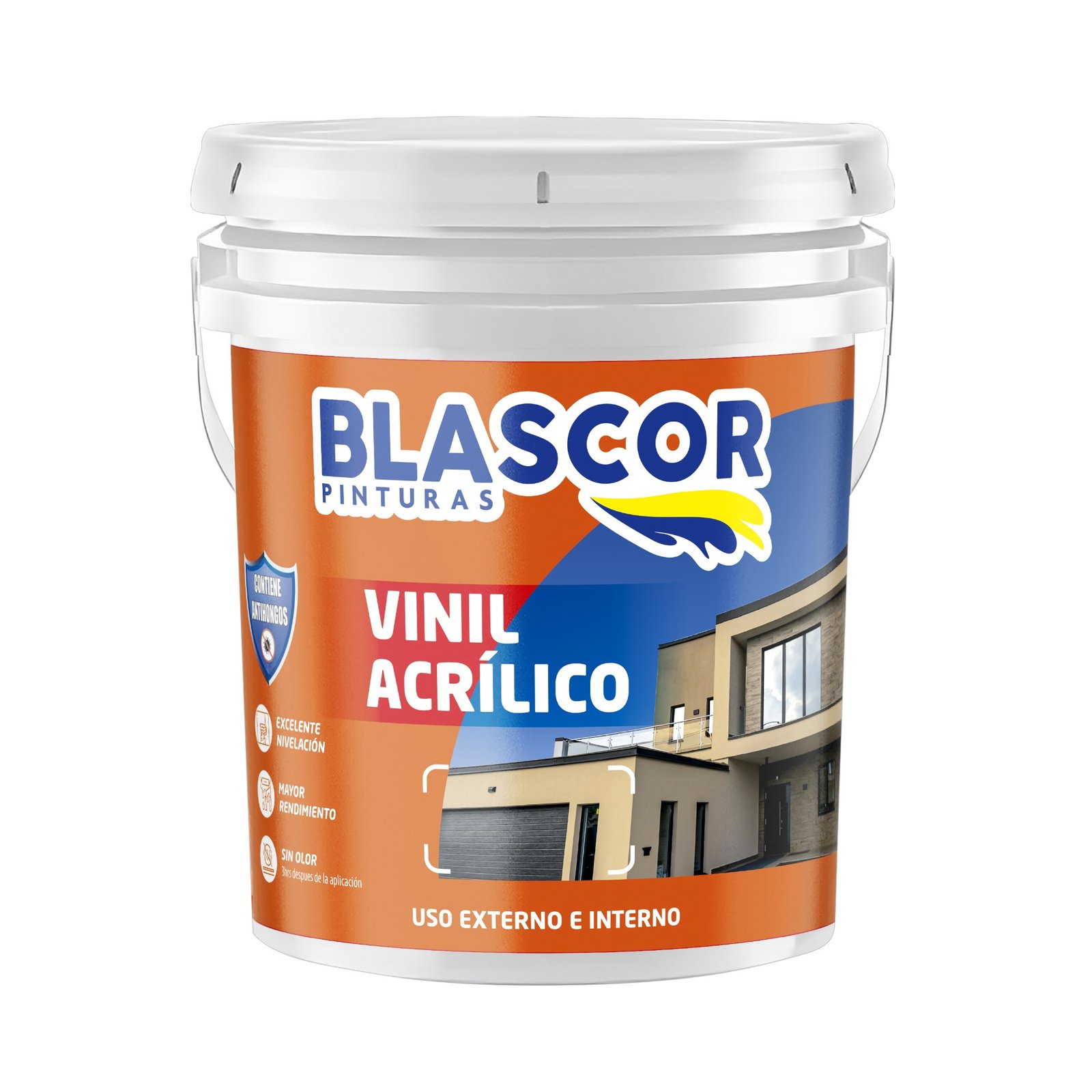 PINTURA VINIL ACRIL PINTURA VINIL ACRIL BLASCOR 18LTS OCRE - Imagen 1