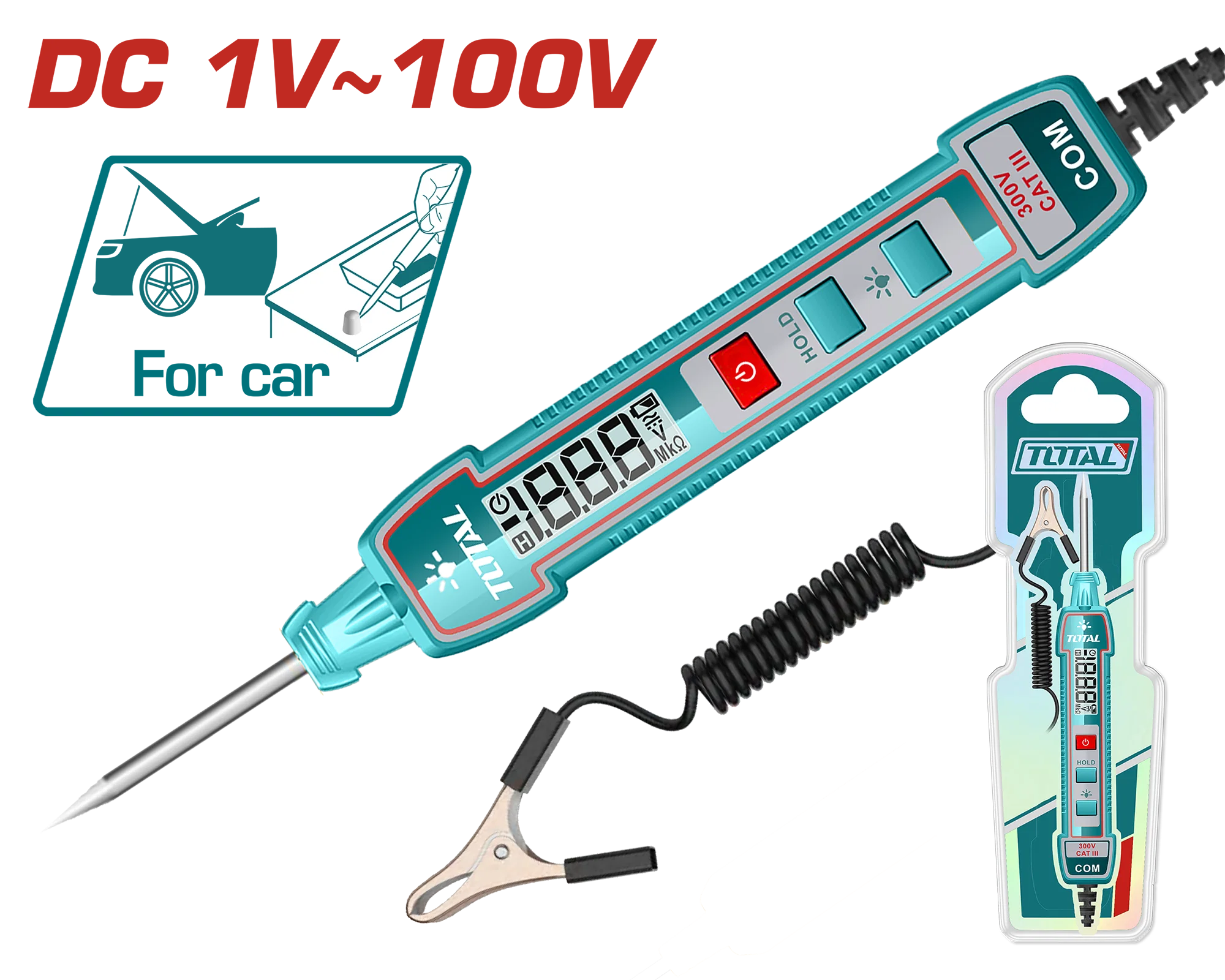 TESTER CIRCUITO TOTAL TESTER CIRCUITO TOTAL C / PANTALLA THTS41001 - Imagen 1
