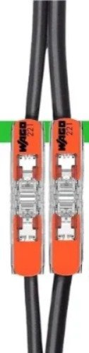 CONECTOR 2VIAS A PRESION 6MM WAGO 221-61 CONECTOR 2VIAS A PRESION 6MM WAGO 221-612 - Imagen 1