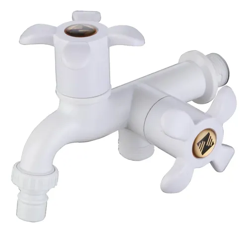 GRIFO PLASTICO PARA LAVARROPA GRIFO PLASTICO / LAV LAVARROPA JAZAK C / 2PICOS - Imagen 1