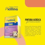 PINTURA ACRI KISACRIL 18LTS TANGERINA FOSCO NARANJA