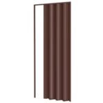 PUERTA PVC SINFONADA 2,10X105CM MARRON COD 1745BR