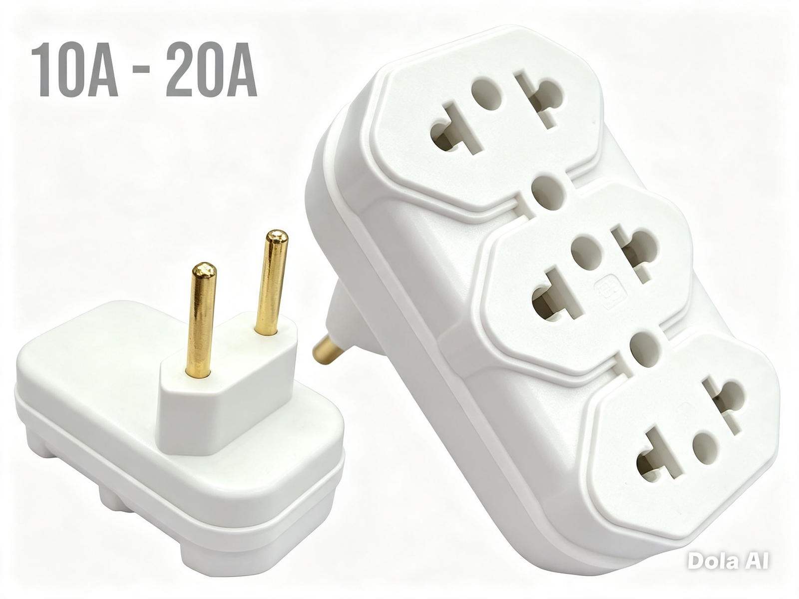 TRIPLE BLANCO BRASIL RECT 10 20A 02 TRIPLE BLANCO BRASIL RECT 10 / 20A - Imagen 1