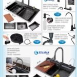 BACHA INTELIGENTE PARA COCINA ACERO INOXIDABLE NEGRO AB7546D-A-P1