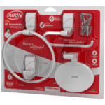 KIT PARA BANHO DURIN 4PZAS BLANCO 15177