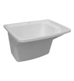 PILETA PLASTICO LAVAMANOS DURIN BLANCO CHICO - Imagen 2